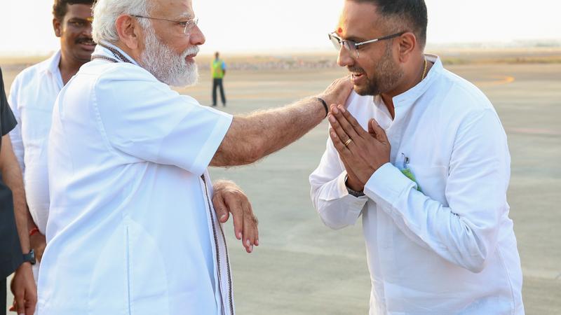 'Didn't Meet Newborns to Welcome Me': BJP Worker's Dedication Moves PM Modi at Chennai Airport