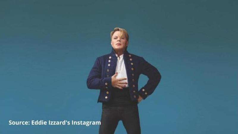 In Image: Eddie Izzard; Source: Eddie Izzard's Instagram