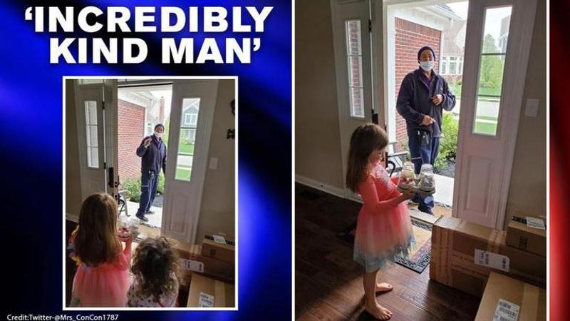 FedEx driver surprises girl with cupcakes on her birthday, netizens call him 'angel'