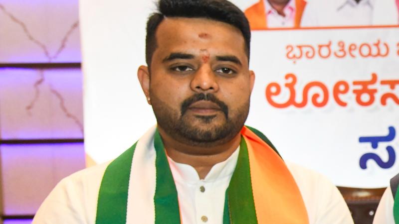 Prajwal Revanna who has been suspended from the JD(S) amid allegations over sexual abuse. 