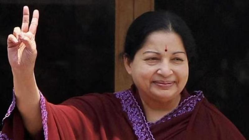 Former Tamil Nadu CM Jayalalithaa 