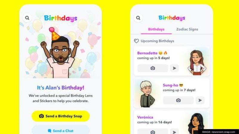 Snapchat launched Birthdays Mini, will inform users about birthdays of their friends