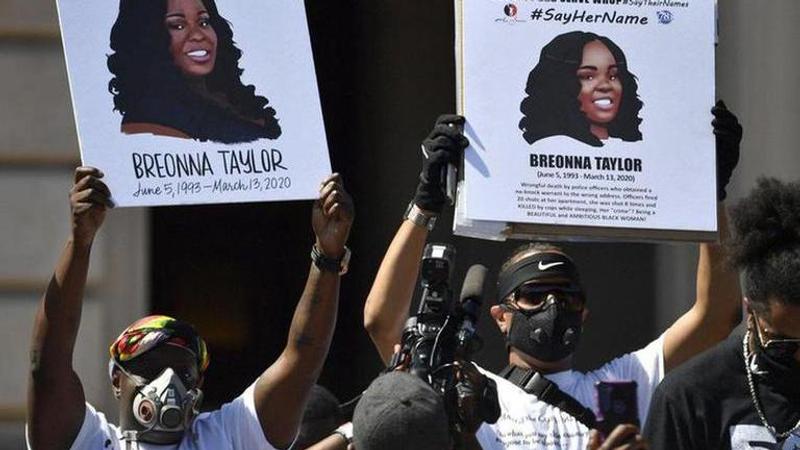 Protesters in New York demand justice for Breonna