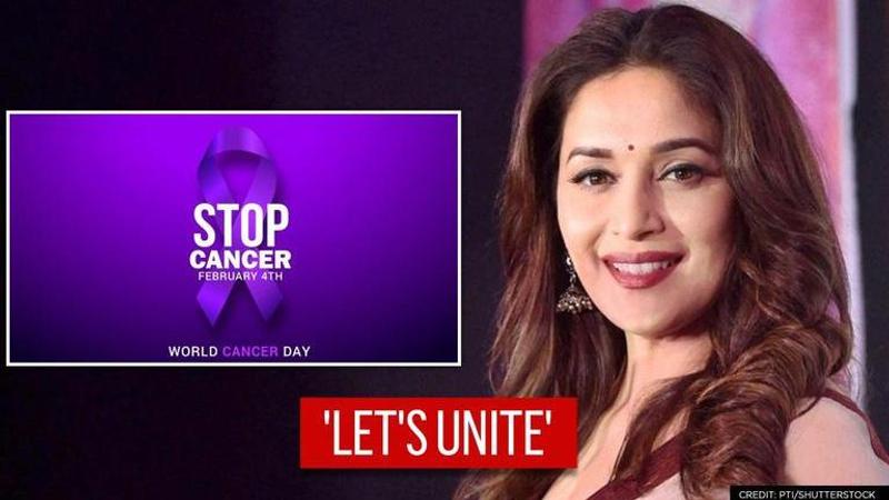 World Cancer Day: Madhuri Dixit spreads awareness, urges fans to unite and support people