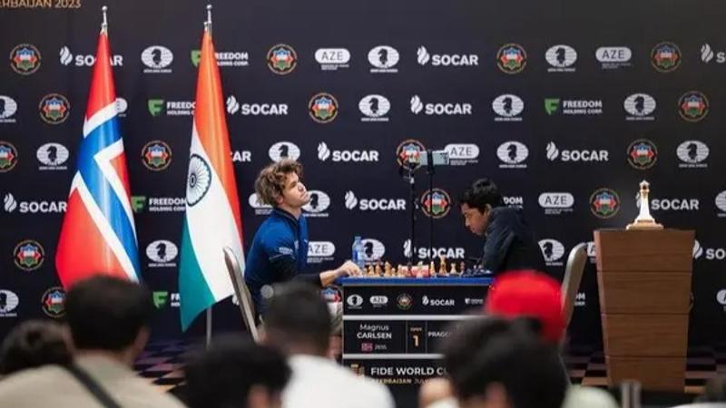 Praggnanandhaa vs Magnus Carlsen