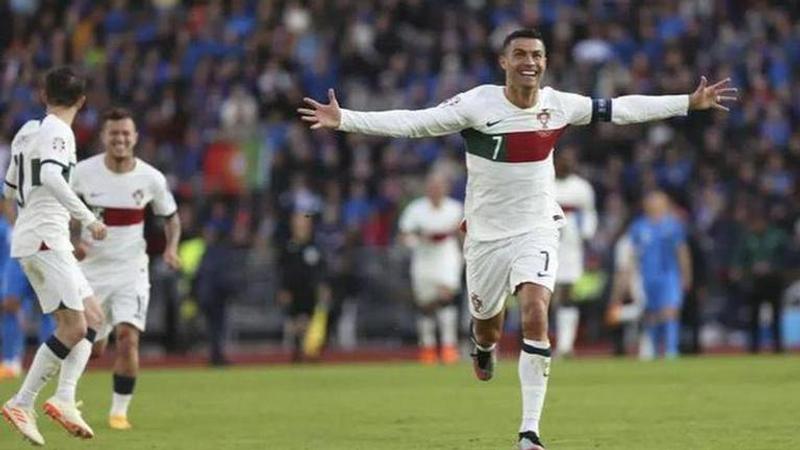 Cristiano Ronaldo scores terrific goal on his 200th appearance for Portugal | WATCH