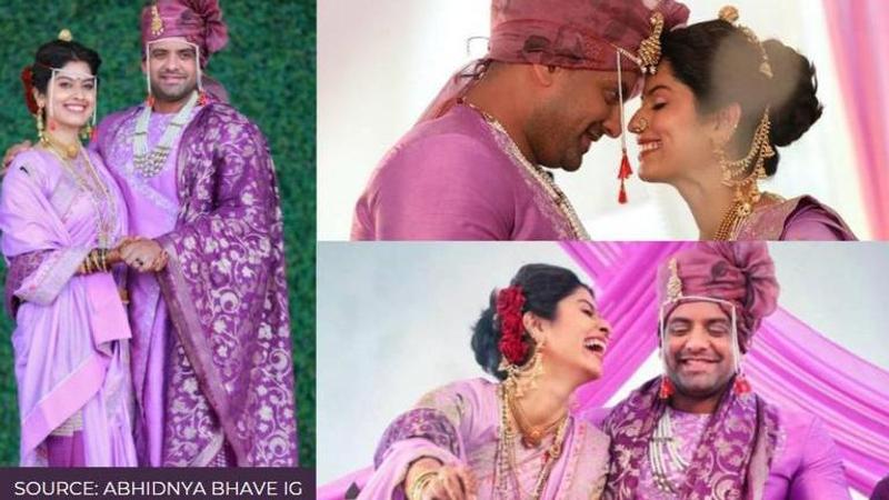 Abhidnya Bhave enjoys 'Mangalashtak' ceremony with husband Mehul Pai; See wedding pics