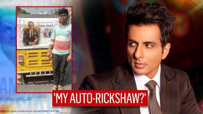 Sonu Sood baffled after he spots autorickshaw with his name, asks 'When did it happen?'