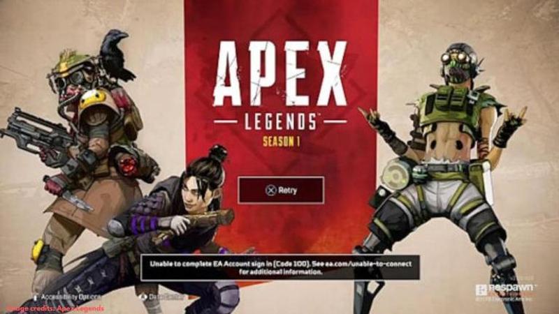 Apex Legends code 100 error