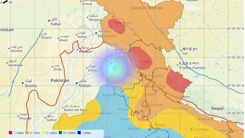 Earthquake in Punjab