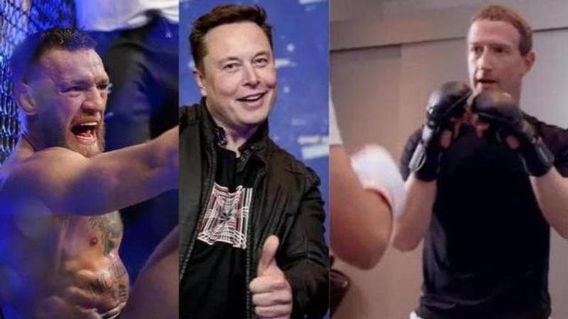 Conor McGregor, Elon Musk, Mark Zuckerberg