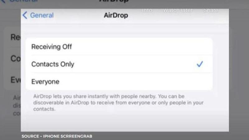 how to turn off airdrop on iphone