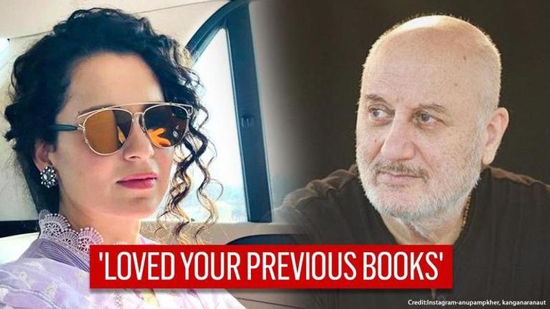 Kangana Ranaut is all praises for Anupam Kher's new book, says 'Look forward to read'