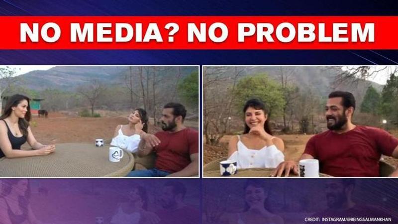 Salman Khan, Jacqueline Fernandez make special announcement in farmhouse interview, watch