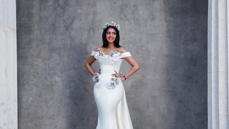 Radhika Merchant in Tamara Ralph Haute Couture. 