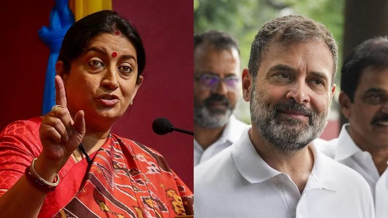 Smriti Irani Slams Rahul Gandhi