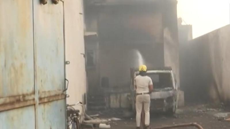 Two killed in a fire erupted at mattress factory in Chhattisgarh's Raipur