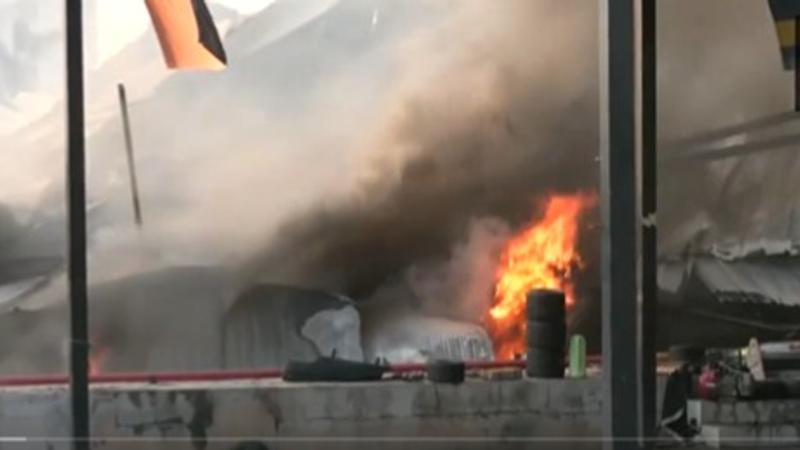 Massive fire breaks out in Rajkot