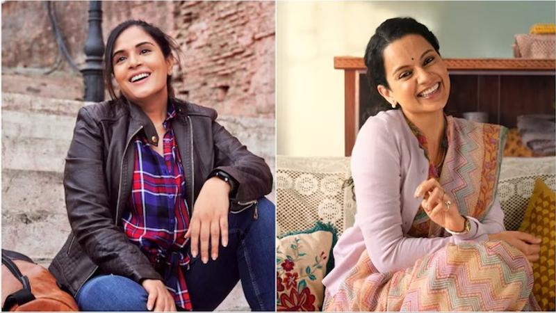 Richa Chadha and Kangana Ranaut in Panga 