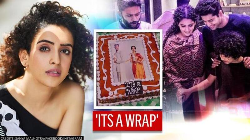 Sanya Malhotra wraps up 'Meenakshi Sundereshwar' shooting, shares celebratory pics