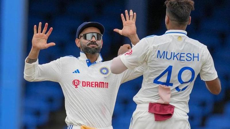 It was surreal feeling when Virat bhai hugged me after my maiden Test wicket: Mukesh Kumar