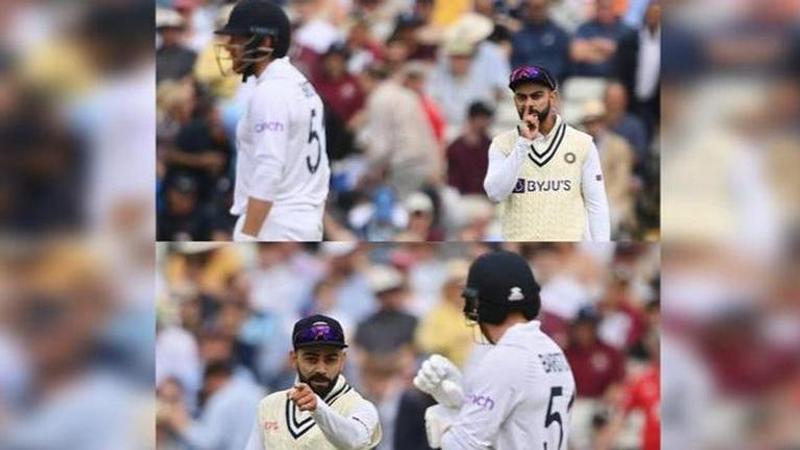 Virat Kohli and Jonny Bairstow