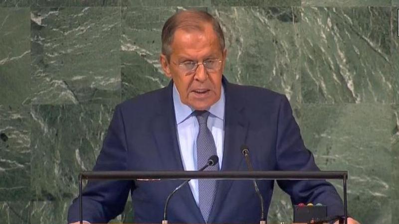 Russian Foreign Minister Sergey Lavrov at UNGA