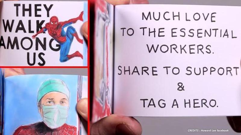 Good News: Artist pays flipbook tribute to frontline 'superheroes' fighting COVID-19