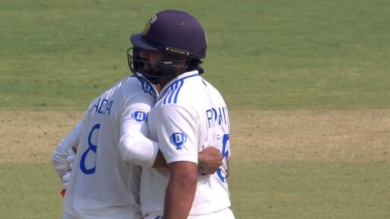 Rohit Sharma celebrates century in IND vs ENG 3rd Test