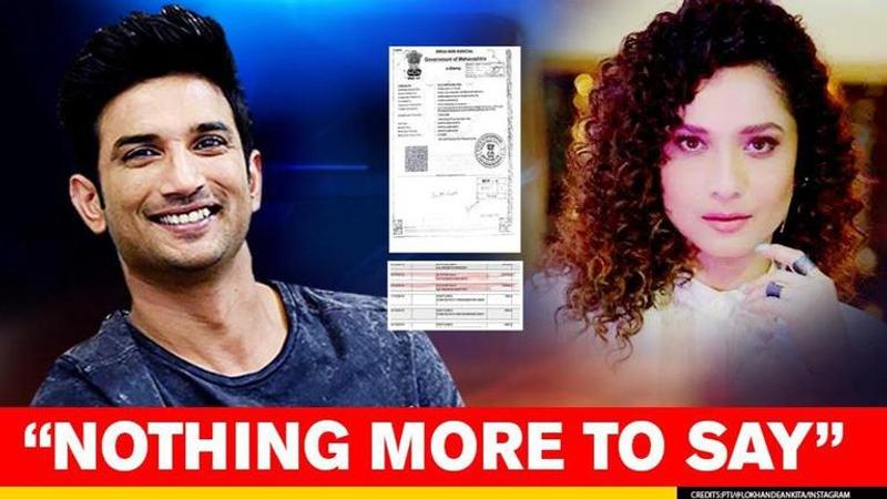 Ankita Lokhande 'ceases all speculation' on Sushant paying EMIs for her flat, shares proof