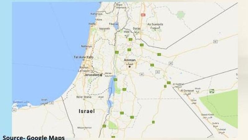 was palestine removed from google maps