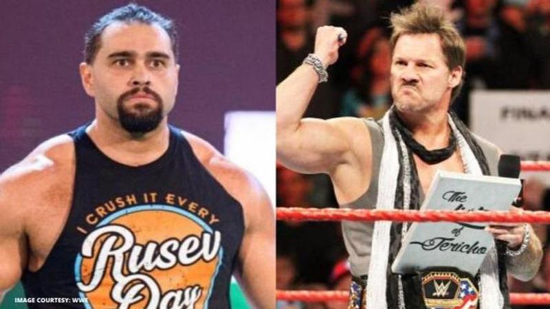 Rusev and Chris Jericho