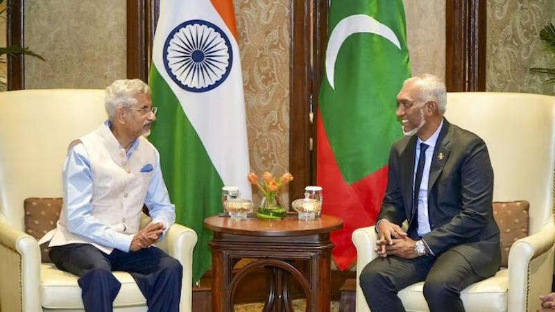 S Jaishankar held meeting with Maldives President Mohamed Muizzu