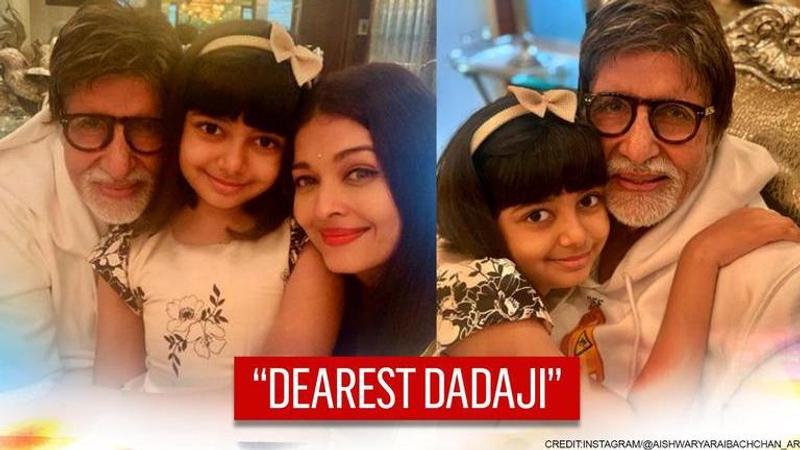 Amitabh Bachchan strikes pose with Aaradhya as Aishwarya's birthday wish wins hearts