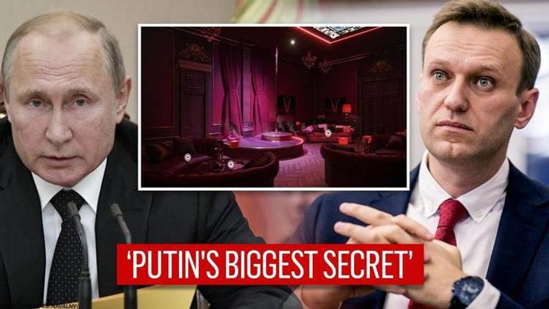 'Putin's secret  $1 billion palace has strip club, vineyards': Navalny | See pics