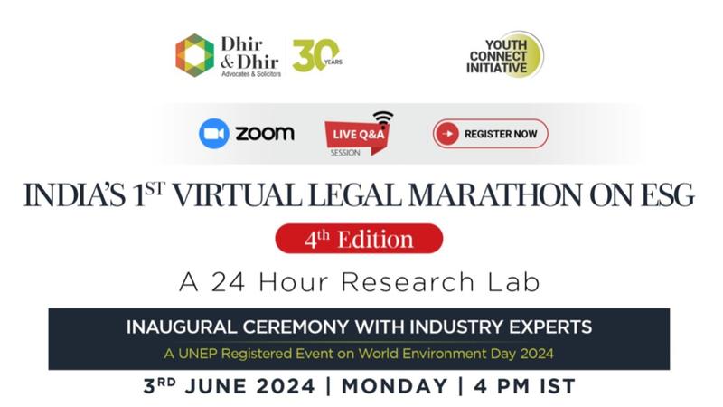 Dhir & Dhir Associates Unveils 4th Edition of India's Ground-breaking Virtual Legal Marathon