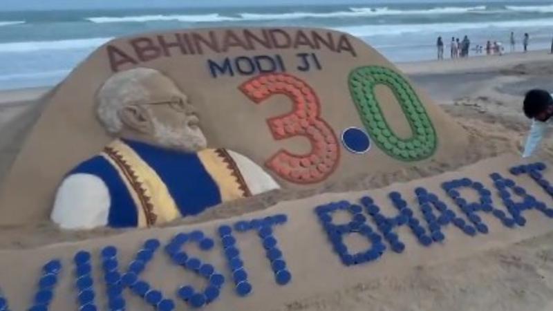 Sand Art by Sudarshan Pattnaik 