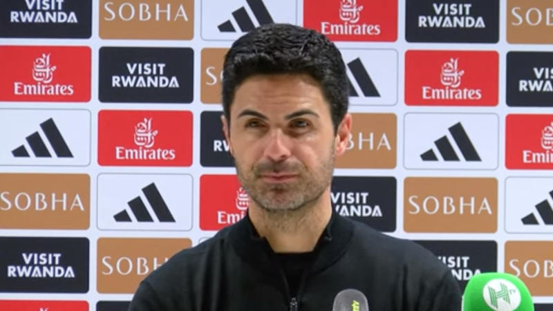 Mikel Arteta fires back at journalist in post match press conference
