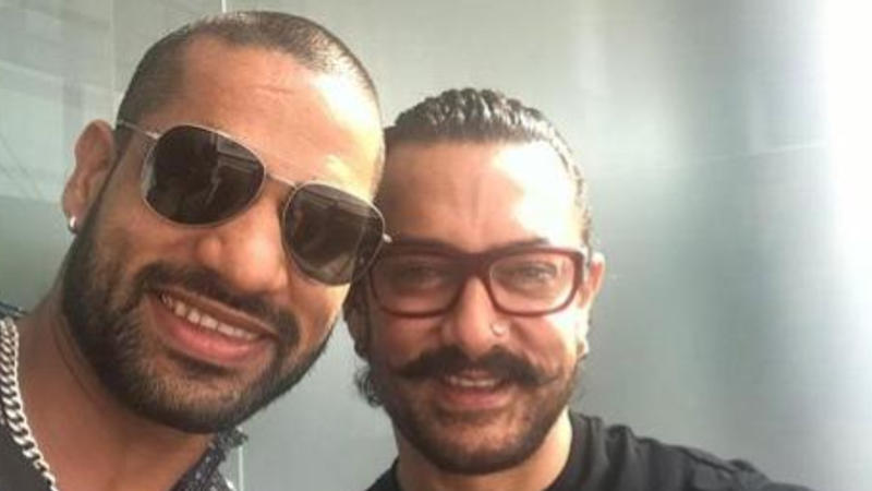 Shikhar Dhawan, Aamir Khan