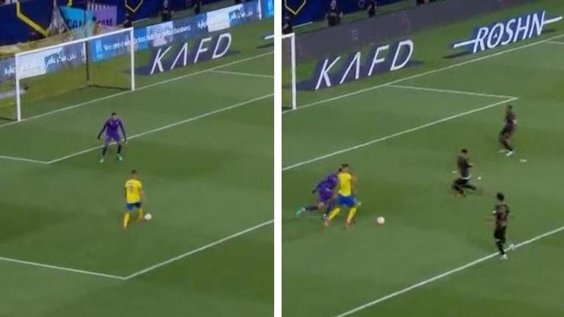 Cristiano Ronaldo misses a simple one-on-one chance during Al Nassr's defeat - WATCH