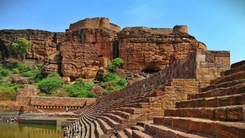 Badami Caves in Karnataka