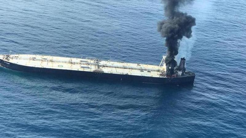 Supertanker continues to burn off Sri Lankan coast