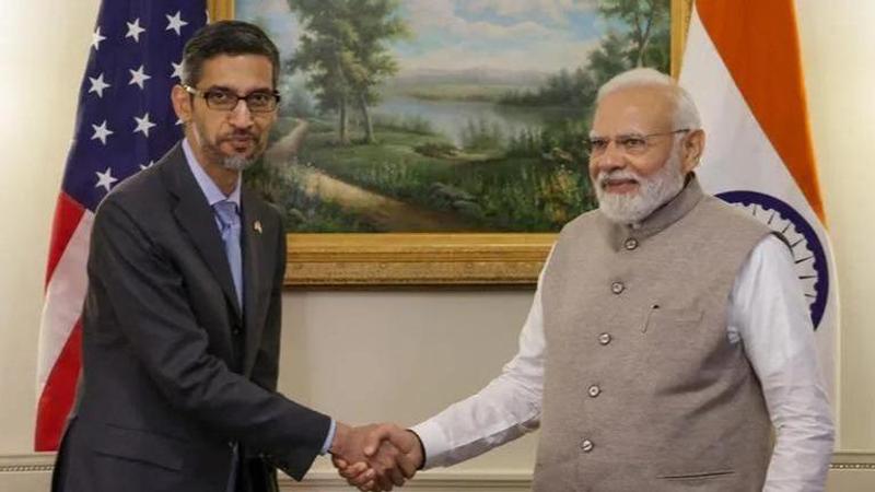 Sundar Pichai & PM Narendra Modi