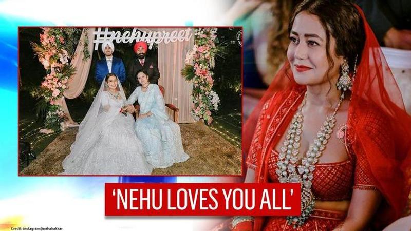 Neha Kakkar thanks in-laws for hosting ‘best reception ever,' shares mesmerising pictures