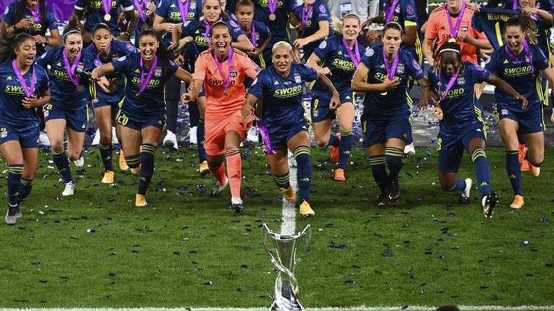 Lyon wins 5th straight women's Champions League title