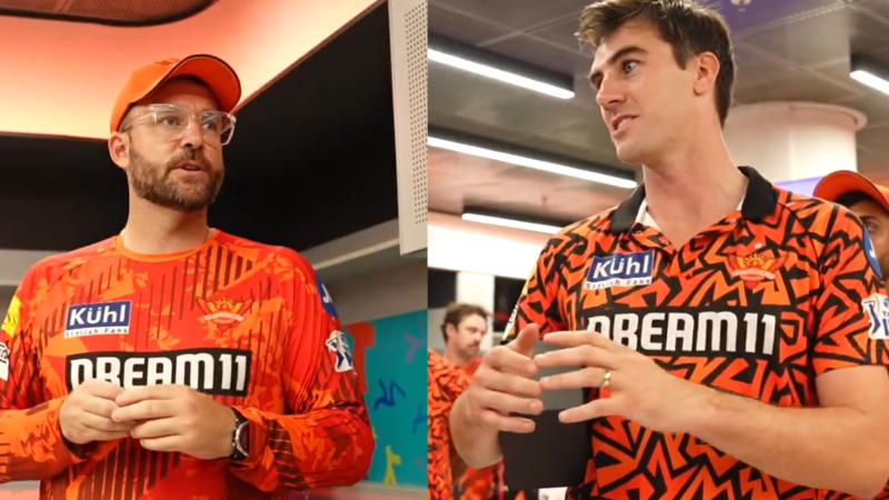 Daniel Vettori and Pat Cummins