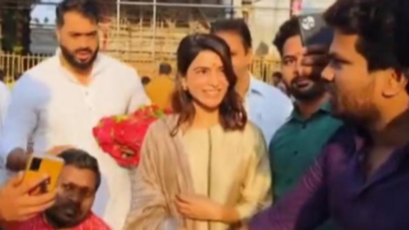 Samantha Ruth Prabhu at Tiruchanur