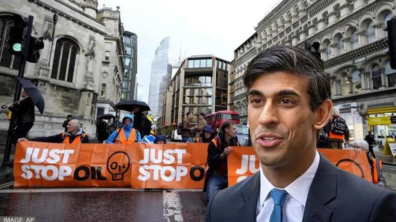 UK PM Rishi Sunak Stop Oil