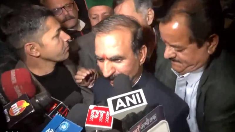 Himachal Pradesh Political Crisis: After meeting with party Observers, CM Sukhvinder Sukhu said, “Discussion was held regarding election, our govt is safe”.