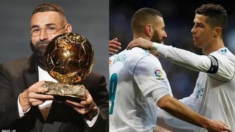 Karim Benzema and Cristiano Ronaldo